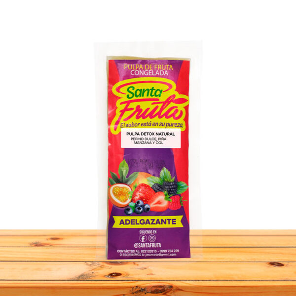 Pack Pulpa Detox Adelgazante  x 11 unidades de 100gr